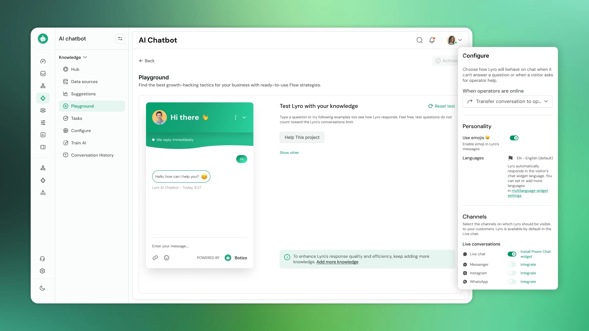 Сайти з AI-консультантами