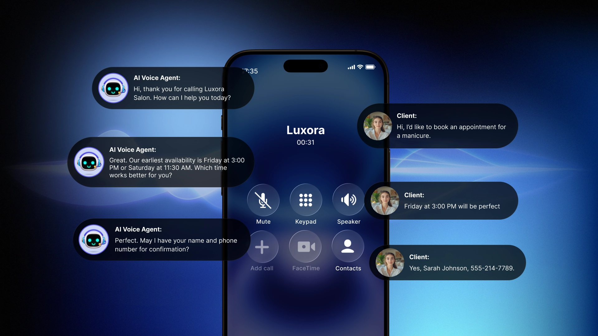 AI-асистент для автоматизації бронювань та записів