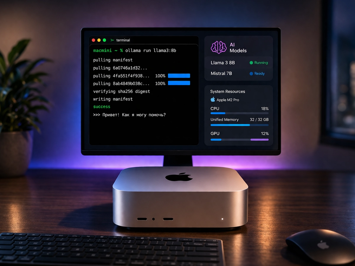 Як побудувати локальну AI-інфраструктуру на Mac Mini (Apple Silicon)