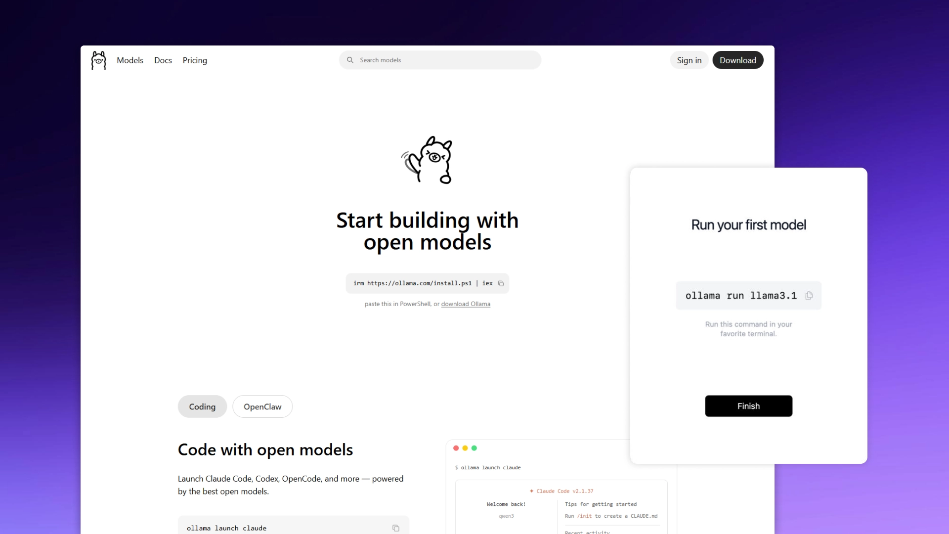 Installing Ollama to run open-source AI models locally on a Mac Mini with Apple Silicon