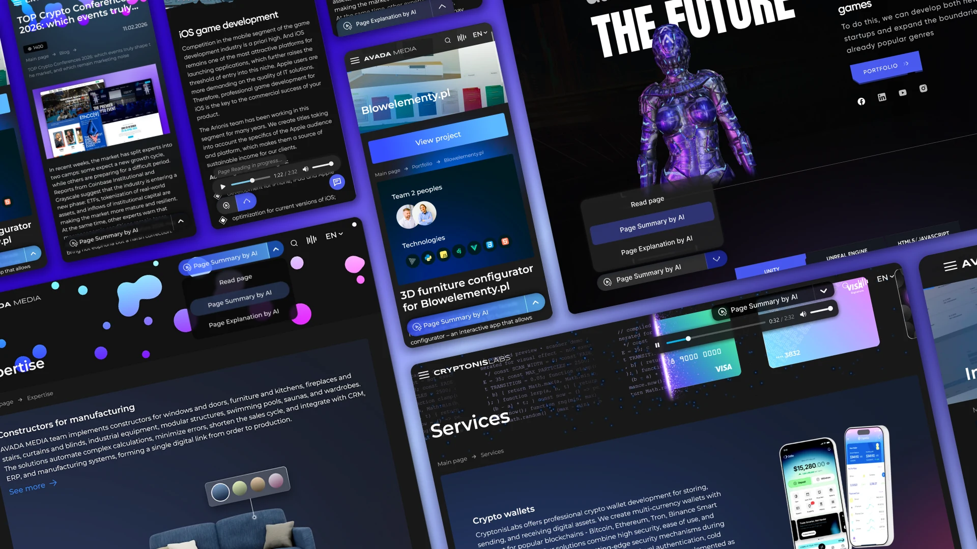 AI-аудіоасистент сторінки – озвучення, огляд і пояснення контенту