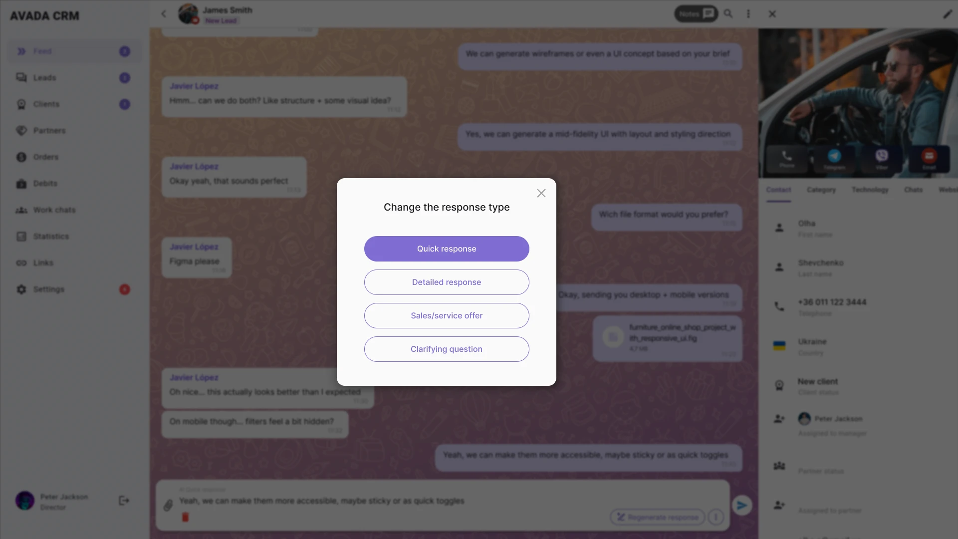 AI-автоматизація клієнтської комунікації в CRM для підвищення швидкості обробки заявок