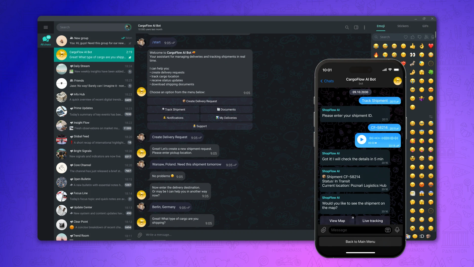 Розробка AI Telegram ботів для бізнесу
