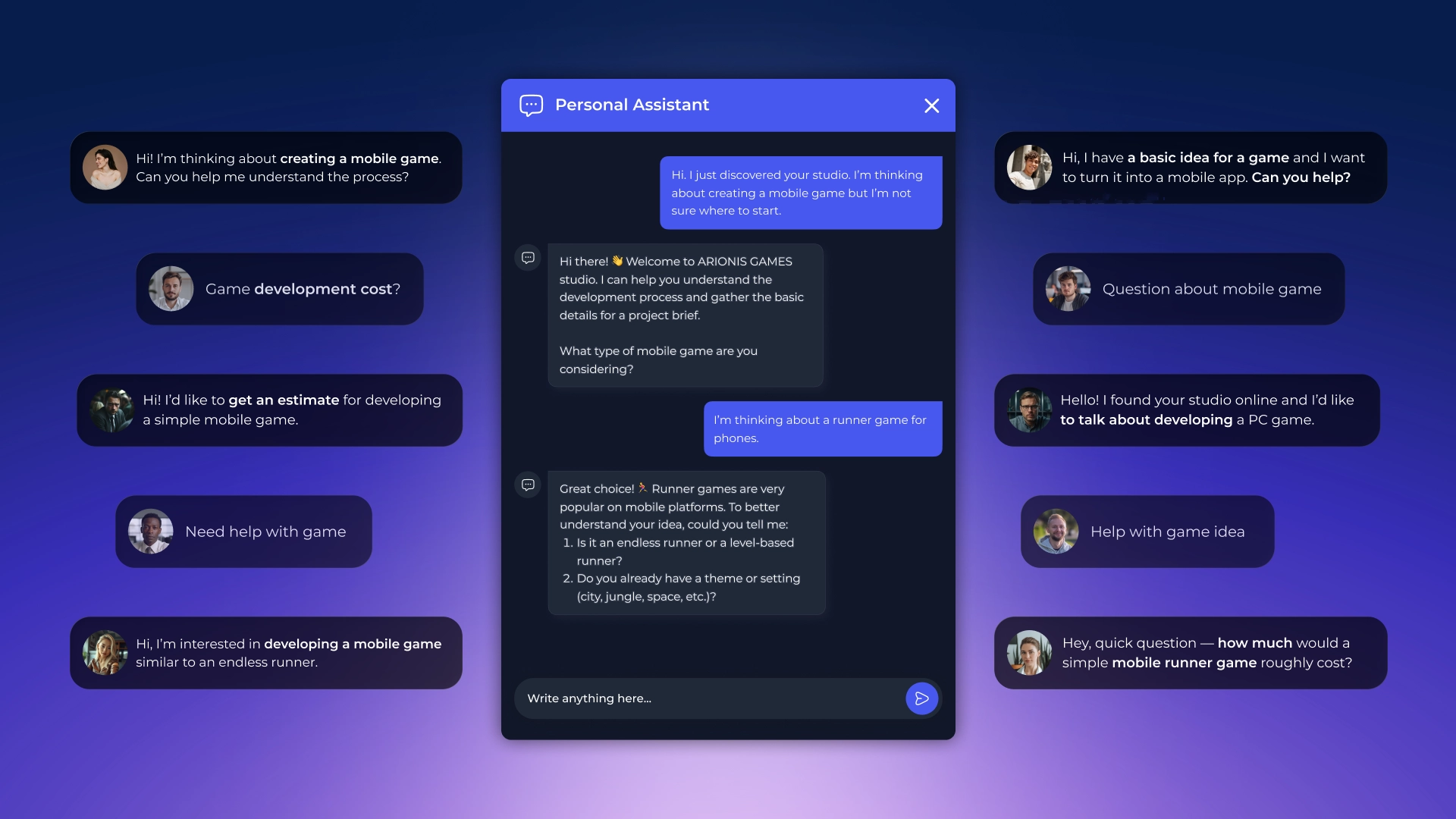 AI-консультант для сайтів та генератор брифів