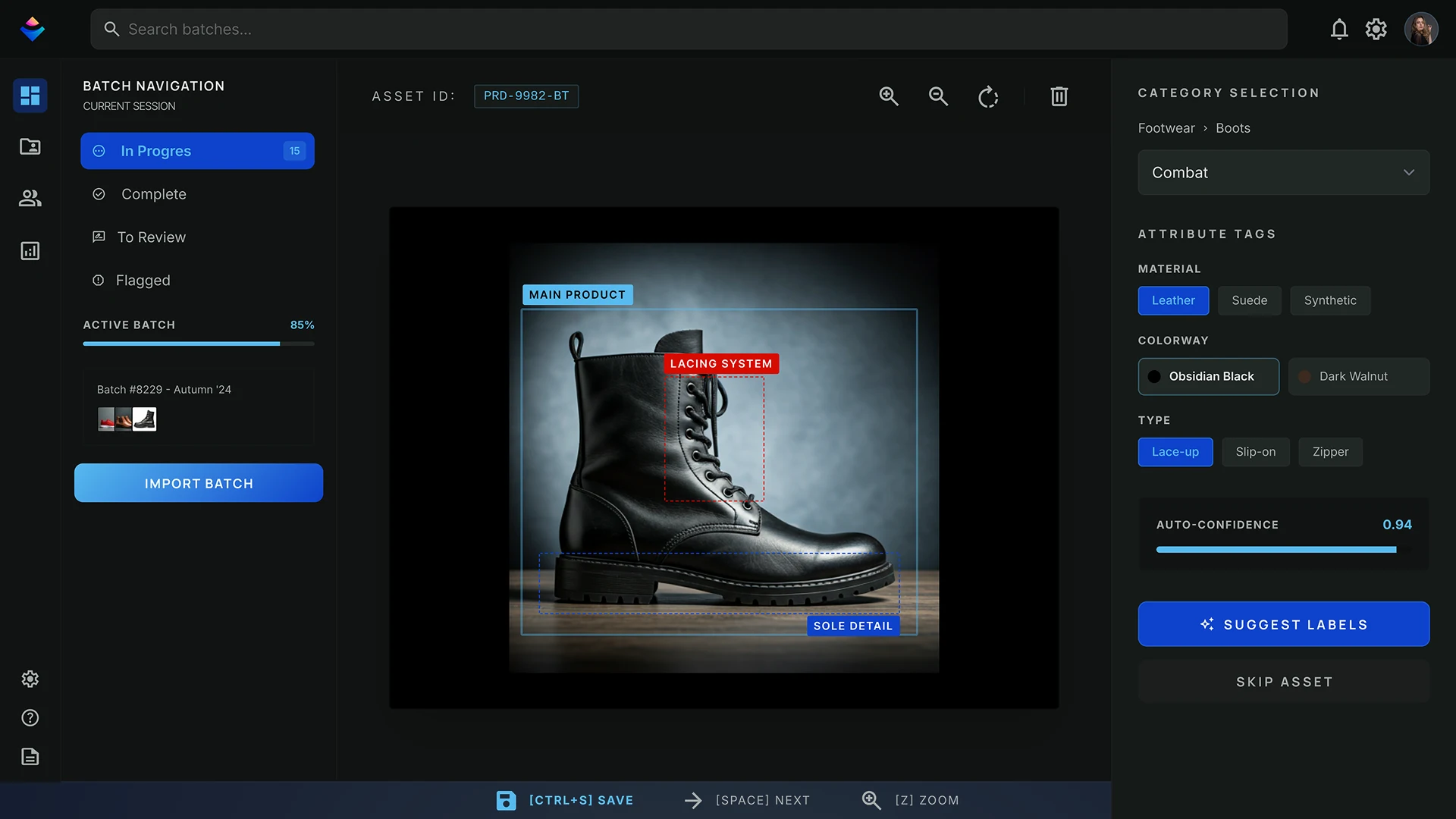 Інтерфейс розпізнавання товарів для e-commerce з класифікацією та тегуванням